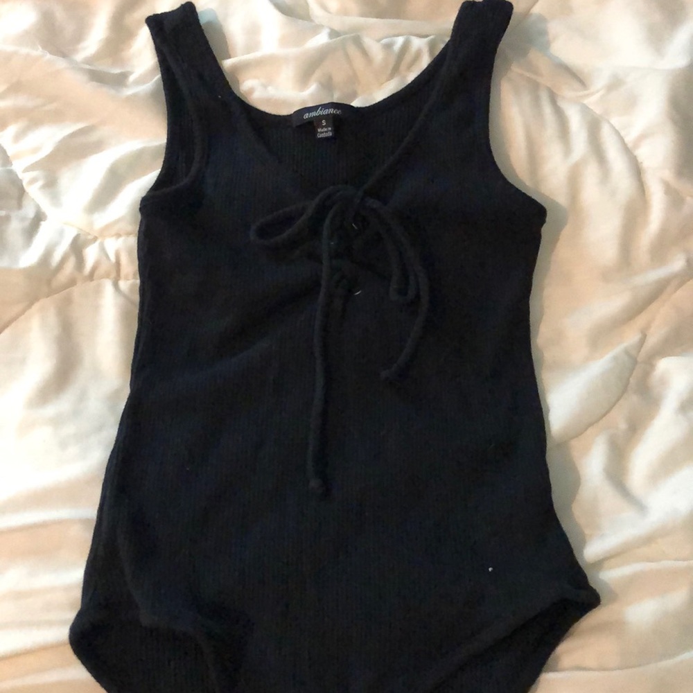 black bodysuit